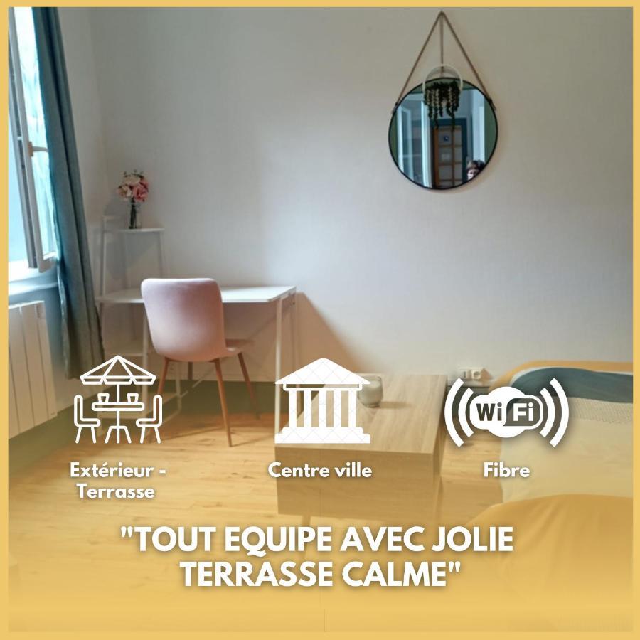 La Terrasse Zen Dacher - Superbe Appartement 30 M2 Tout Equipe Avec Terrasse Coeur Vichy Proche Gare Thermes Cures Exteriér fotografie